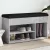 betonszürke szerelt fa cipőtároló pad 82 x 32 x 45,5 cm