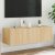 sonoma tölgy színű fali TV-szekrény LED-ekkel 100 x 35 x 31 cm