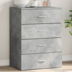   vidaXL betonszürke szerelt fa tálalószekrény 60 x 39 x 80 cm