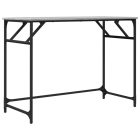 szürke sonoma szerelt fa és porszórt acél íróasztal 100x45x76cm