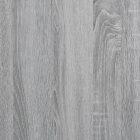szürke sonoma szerelt fa és porszórt acél íróasztal 100x45x76cm
