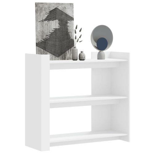 fehér szerelt fa tálalóasztal 100 x 35 x 90 cm