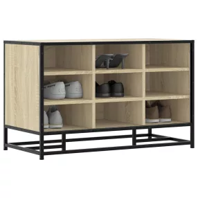 cipőpad Sonoma tölgy 84x40x53,5 cm Gépelt fa és fém