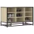 cipőpad Sonoma tölgy 84x40x53,5 cm Gépelt fa és fém