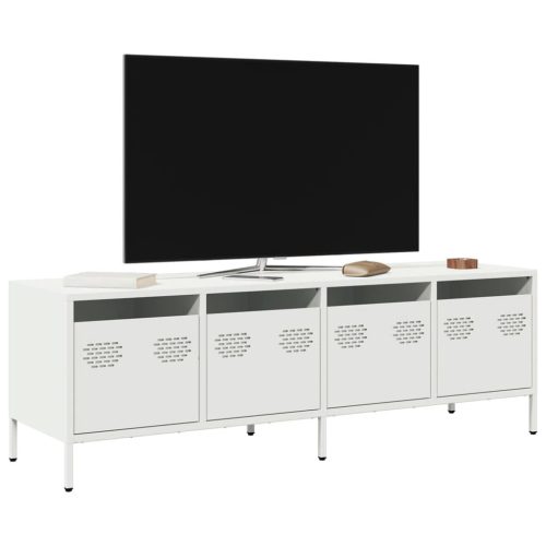 fehér hidegen hengerelt acél TV-szekrény 135 x 39 x 43,5 cm