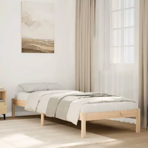 tömör fenyőfa extra hosszú ágykeret matrac nélkül 80 x 220 cm