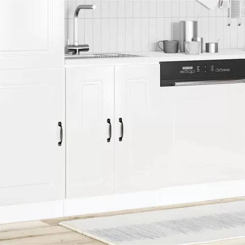 Mosogató aljzat szekrény Kalmar magasfényű fehér 60x46x81,5 cm