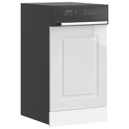 mosogatógép panel Kalmar magasfényű fehér 45x1,5x67 cm