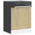 mosogatógép panel Kalmar sonoma tölgy 60x1,5x67 cm mérnöki fa