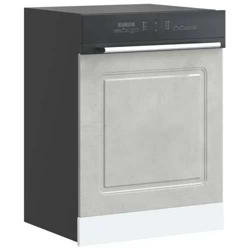 mosogatógép panel Kalmar beton szürke 60x1,5x67 cm műanyag fa