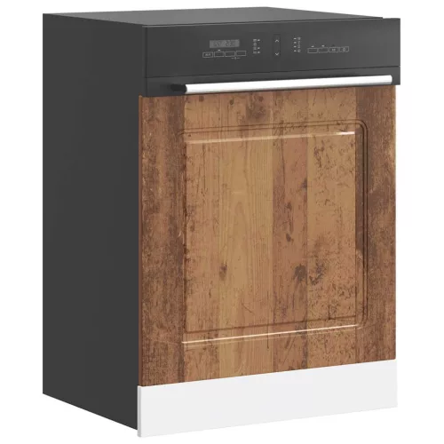 mosogatógép panel Kalmar régi fa 60x1,5x67 cm gépesített fa