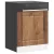 mosogatógép panel Kalmar régi fa 60x1,5x67 cm gépesített fa