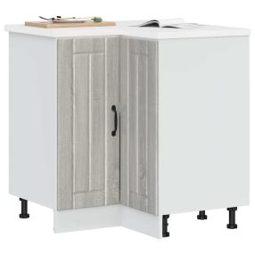   Konyhai sarok alsó szekrény Lucca szürke sonoma szerelt fa