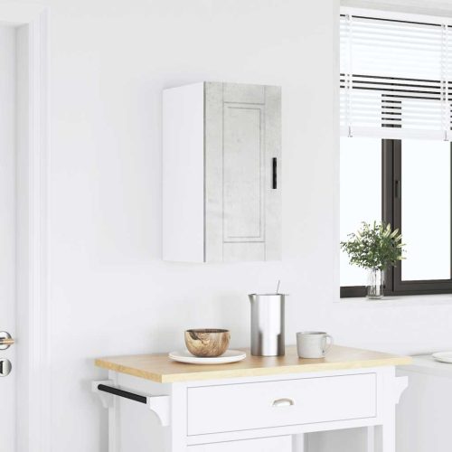 konyhai fali szekrény Porto beton szürke műfából készült beton