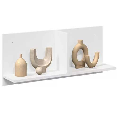 fehér szerelt fa faliszekrény 70 x 16,5 x 30 cm