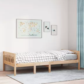   vidaXL tömör fenyőfa gyerekágy matrac nélkül 90 x 200 cm