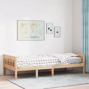   vidaXL tömör fenyőfa gyerekágy matrac nélkül 90 x 190 cm