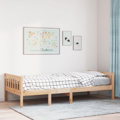 tömör fenyőfa gyerekágy matrac nélkül 90 x 190 cm