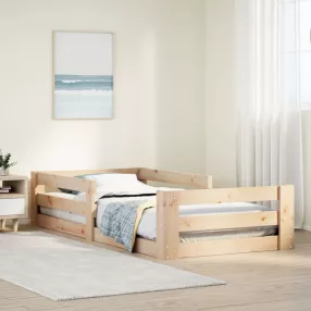 tömör fenyőfa ágykeret matrac nélkül 70 x 140 cm
