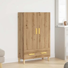   Highboard artisan tölgy 70x31x115 cm gépi úton előállított fa