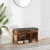 antik fa szerelt fa cipőtároló pad 82x32x45,5 cm