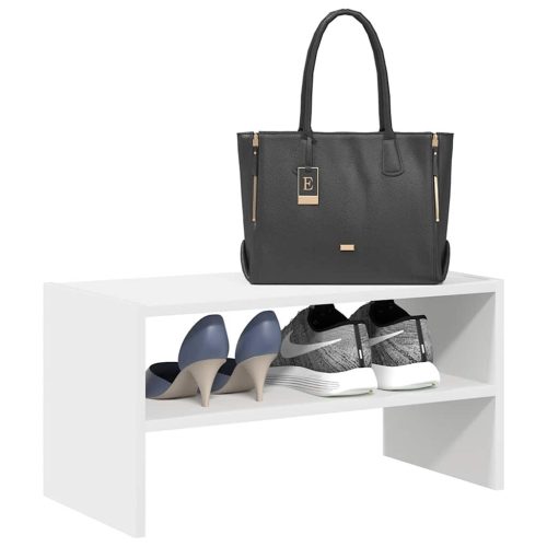 fehér cipőtartó állvány halmozható 60 x 30 x 30,5 cm