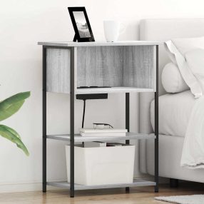 Éjjeliszekrény Szürke sonoma 55 x 31 x 76 cm Faanyag