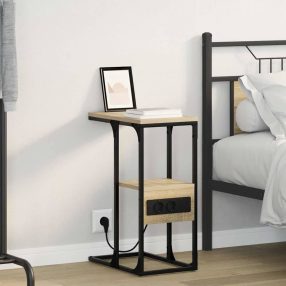   Éjjeliszekrény fiókkal sonoma tölgy 41.5 x 26 x 60.5 cm Faanyag