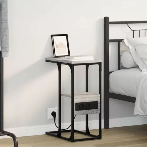 Éjjeliszekrény Szürke sonoma 41.5 x 26 x 60.5 cm Faanyag