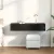 vidaXL Falipolc fiókokkal fekete 100x36x19 cm műszaki fa
