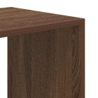 könyvszekrény barna tölgy 66x31x112 cm szerelt fa