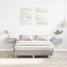   sonoma tölgyszínű szerelt fa ágykeret matrac nélkül 120 x 200cm
