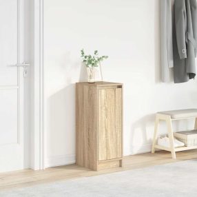   sonoma tölgy színű szerelt fa cipőszekrény 29,5x34x76 cm