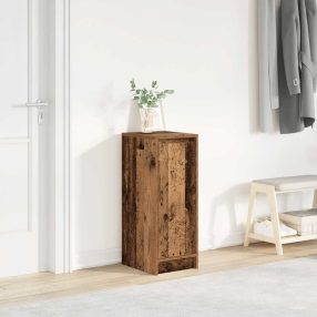 antik fa színű szerelt fa cipősszekrény 29,5x34x76 cm