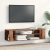 Fali TV Szekrény Régi Fa 100x30x26,5 cm Feltárt Fa
