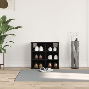 Cipőszekrény Fekete Tölgy 52,5x30x50 cm