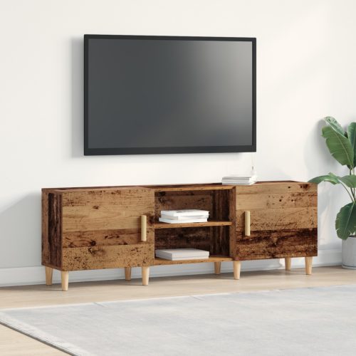 TV Szekrény Régi Fa 150x30x50 cm Műanyag Fa