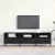 TV szekrény 150 x 30 x 44,5 cm Fekete tölgy Szerelt Fa