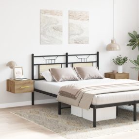   Éjjeli szekrények 2 db Fali szerelésű Kézműves tölgy 35x35x20 cm