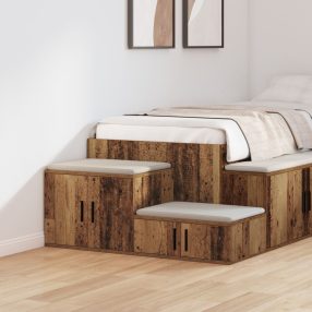 Tárolószekrény Régi Fa 118x41x40 cm Mérnöki Fa