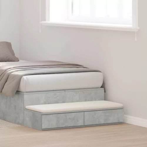 Ágyfiókok fiókkal Beton Szürke 100 x 36,5 x 16,5 cm Faanyag