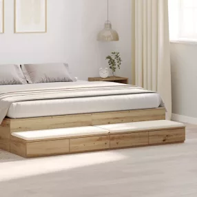   Ágyfiókok fiókkal Artisan tölgy 200 x 36,5 x 16,5 cm Faanyag