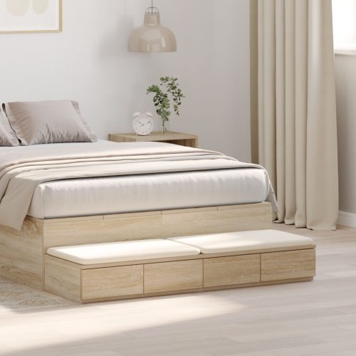 Éjjeli Asztal Sonoma Tölgy 120x36.5x16.5 cm Szerelt Fa