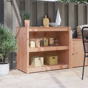   vidaXL Konyhaszekrény polcokkal MEPPEL Barna Tölgy 106 x 55 x 92 cm