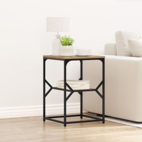 Oldal Asztal Kézműves Tölgy 41x40x60 cm Mérnöki Fa