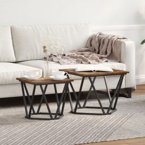 2 Részből álló Tábla Szett Füstölt Tölgy Műanyag