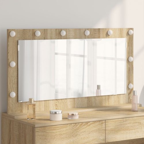 pipere tükör Sonoma tölgy MDF, Üveg 100 x 55 x 18 cm Pipere tükör