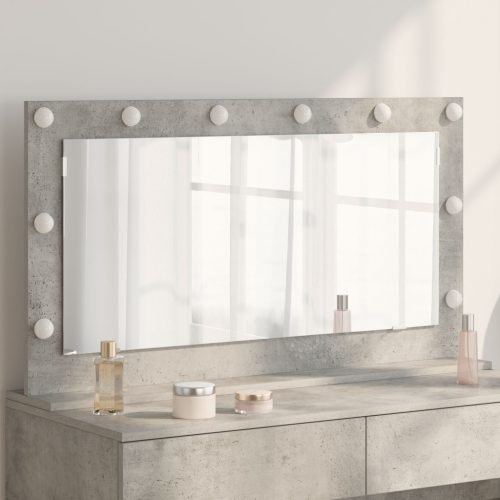 pipere tükör Beton szürke 100 x 55 x 18 cm Tükör Pipere tükör