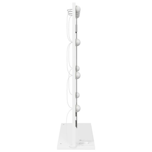 LED fényekkel ellátott sminktükör Fehér 70x50x18 cm