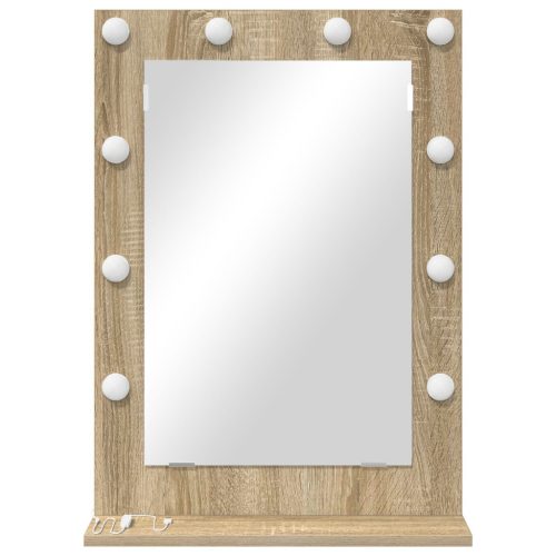 piperetükör Sonoma tölgy MDF, Üveg 70 x 50 x 18 cm Tükör